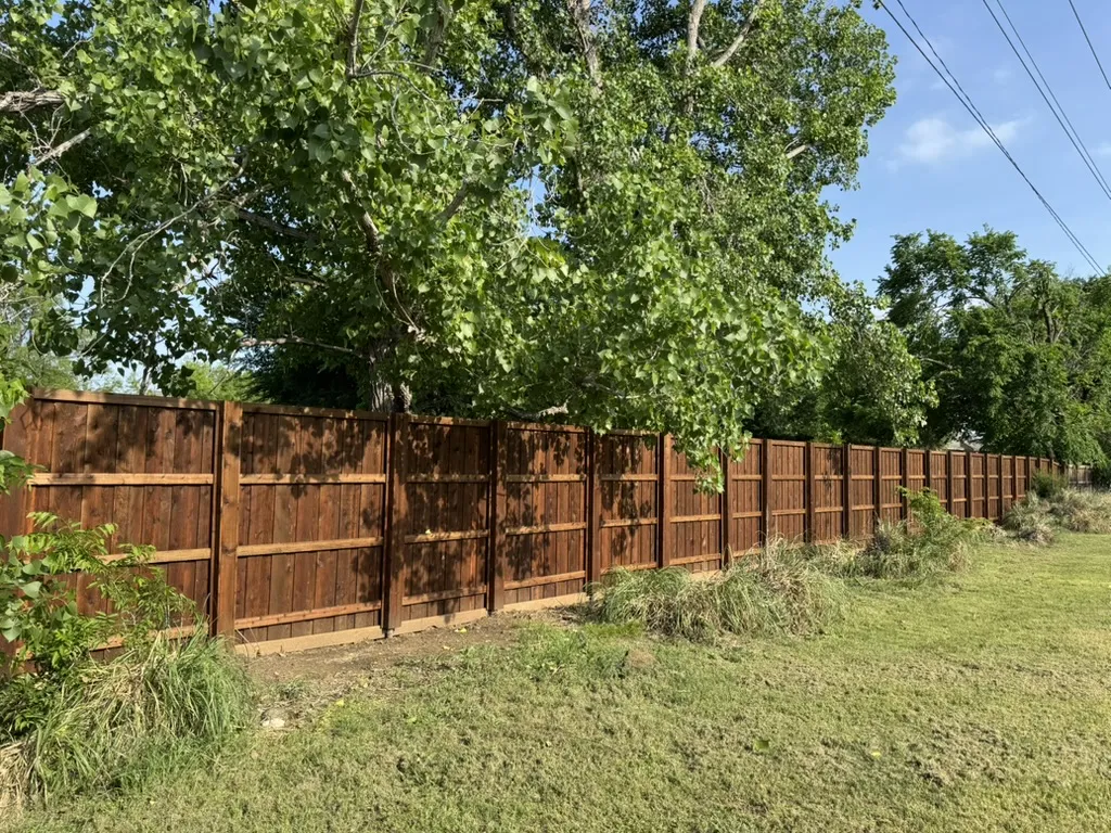 Fence installed by Dallas Fence Company in Dallas, TX