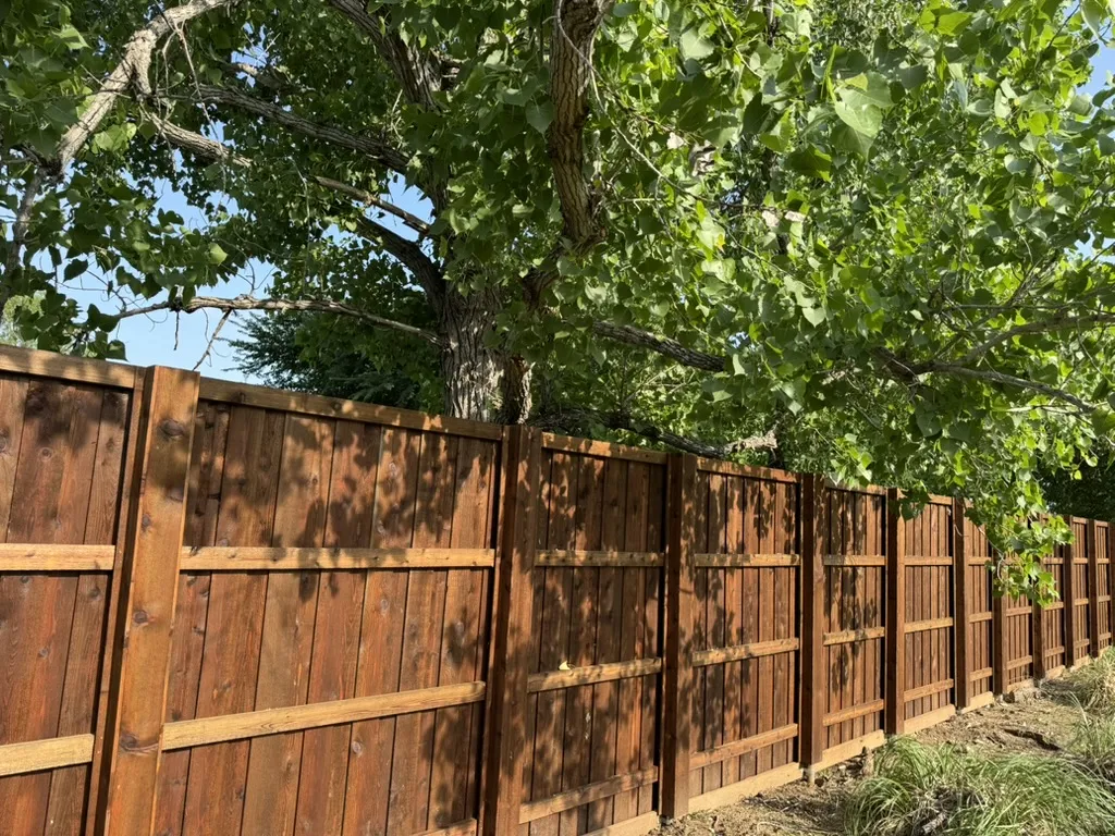 Fence installed by Dallas Fence Company in Dallas, TX