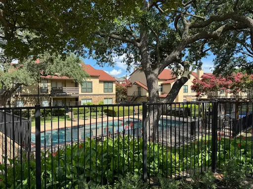Ornamental iron pool fence installed in Dallas, TX
